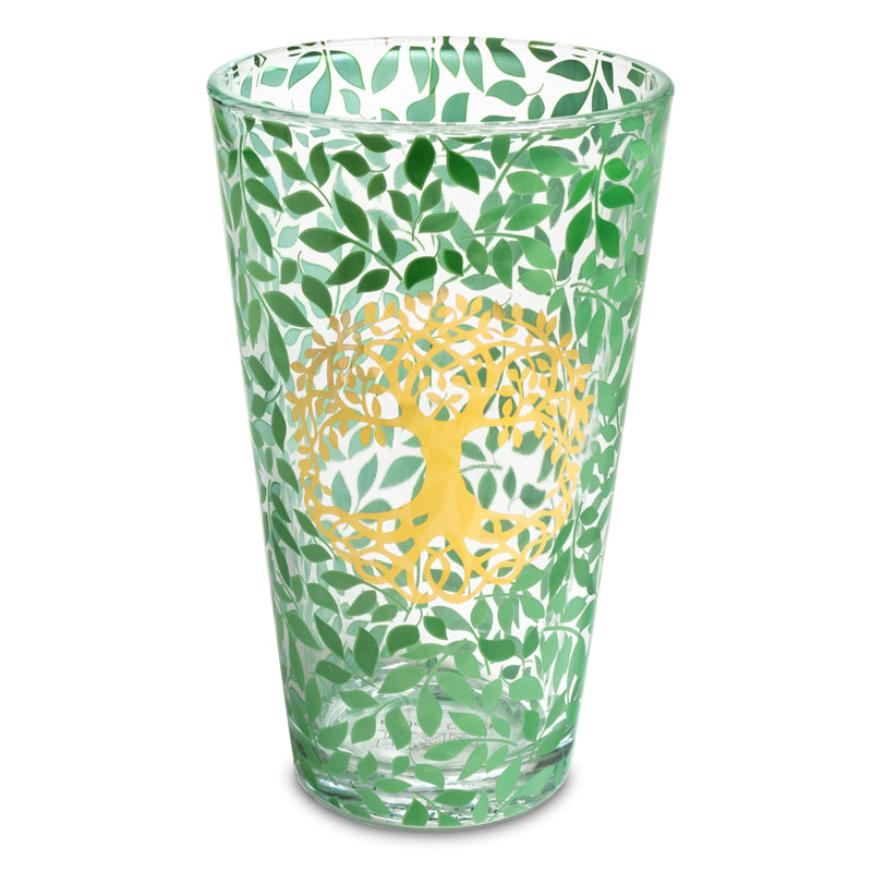 Drinking glass tree of life