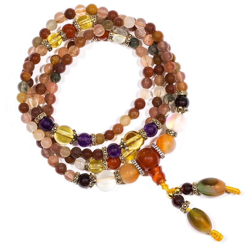 Mala Agate Mix - Elastic