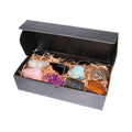Klura Edelstein-Box mit verschiedenen natürlichen Mineralsteinen