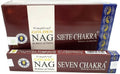 Vijayshree Golden Nag 7 Chakra Räucherstäbchen Verpackung