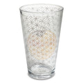 Phoenix Trinkglas mit Blume des Lebens