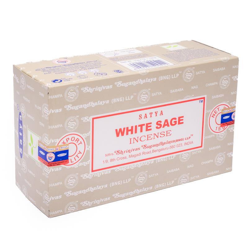 Satya White Sage Räucherstäbchen Verpackung