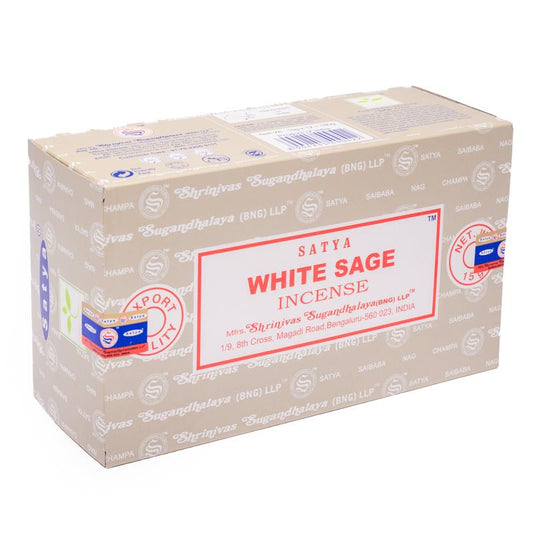 Satya White Sage Räucherstäbchen - Reinigung und Klärung für Ihr Zuhause