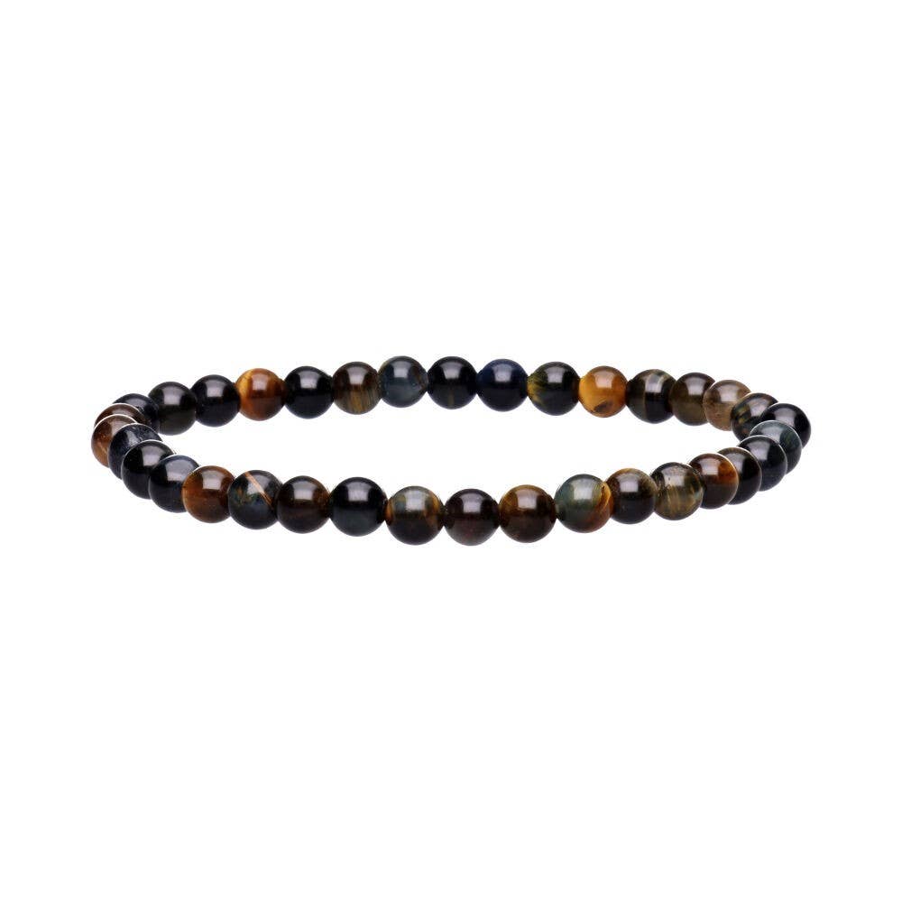 Kinderarmband mit Hawk-Eye Steinen (4mm) - Adleraugen-Glanz