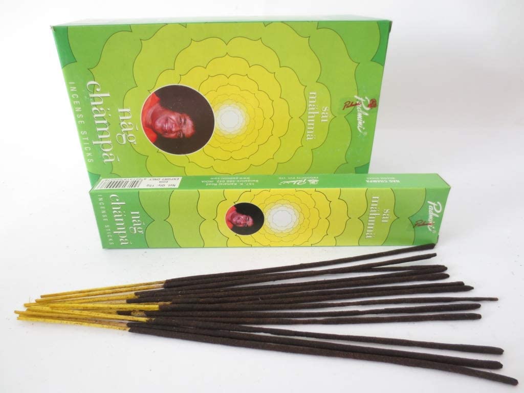 Padmini Sai Mähimä Nag Champa Räucherstäbchen für zeitlose Harmonie