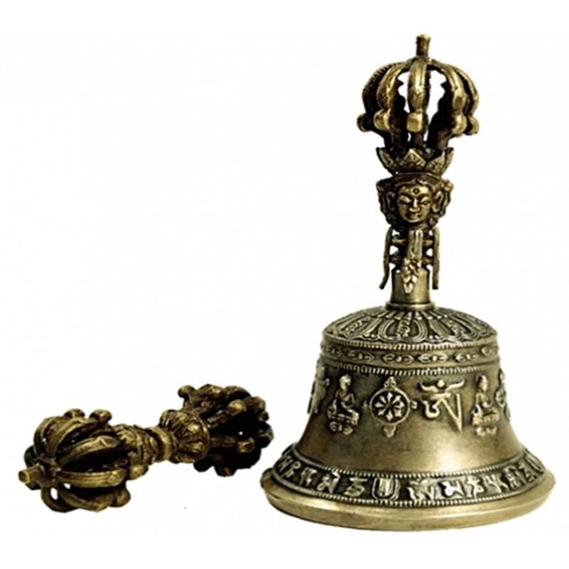 Dorje & Glocke Messing beste Qualität, mittel