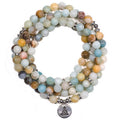 Mala Amazonite - elastic - with Buddha