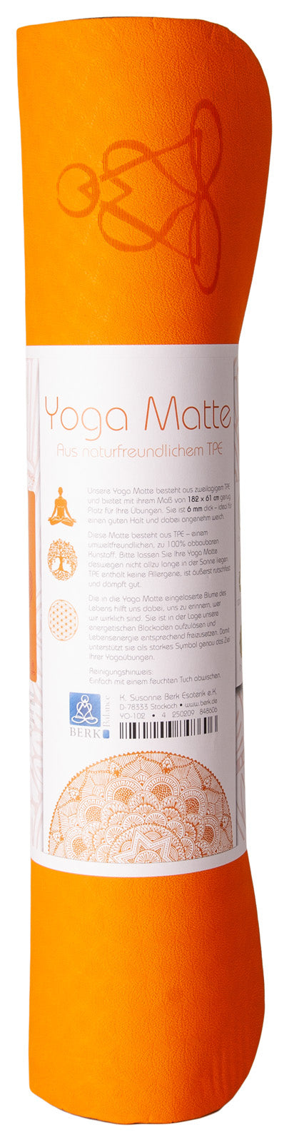 Berk Balance Yogamatte – Orange
