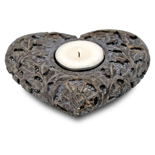 Candle &amp; incense holder heart
