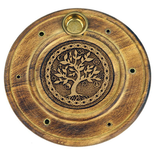 Incense stick incense cone holder tree of life