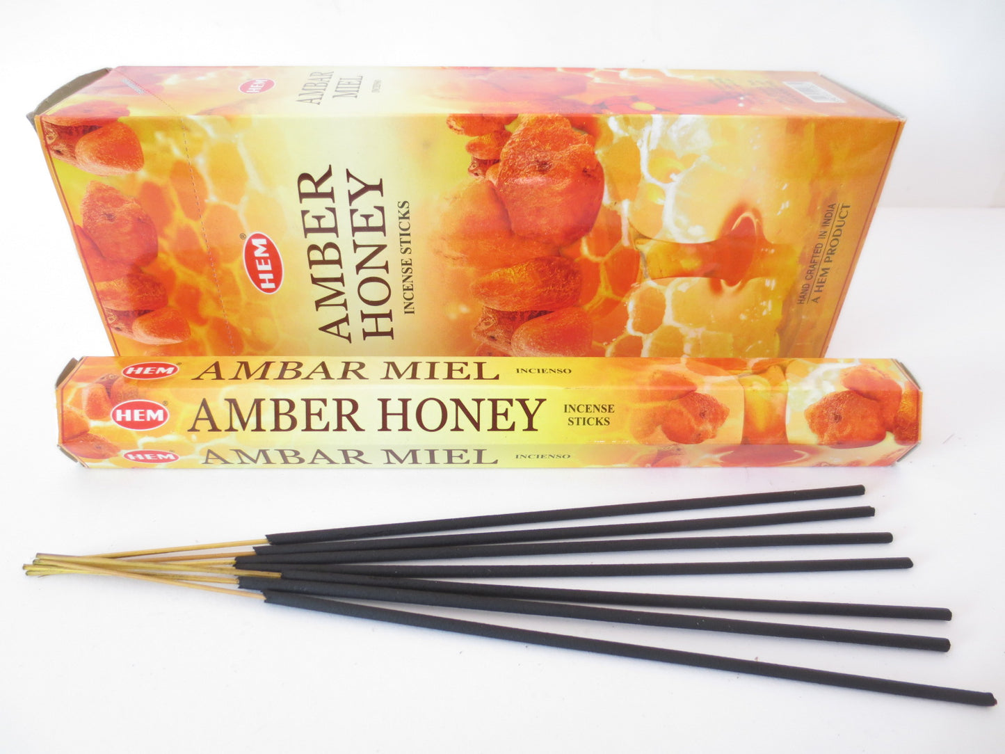 HEM Amber-Honey Räucherstäbchen - Goldene Wärme