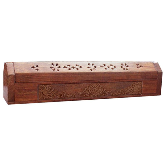 Box/holder for incense sticks, lotus