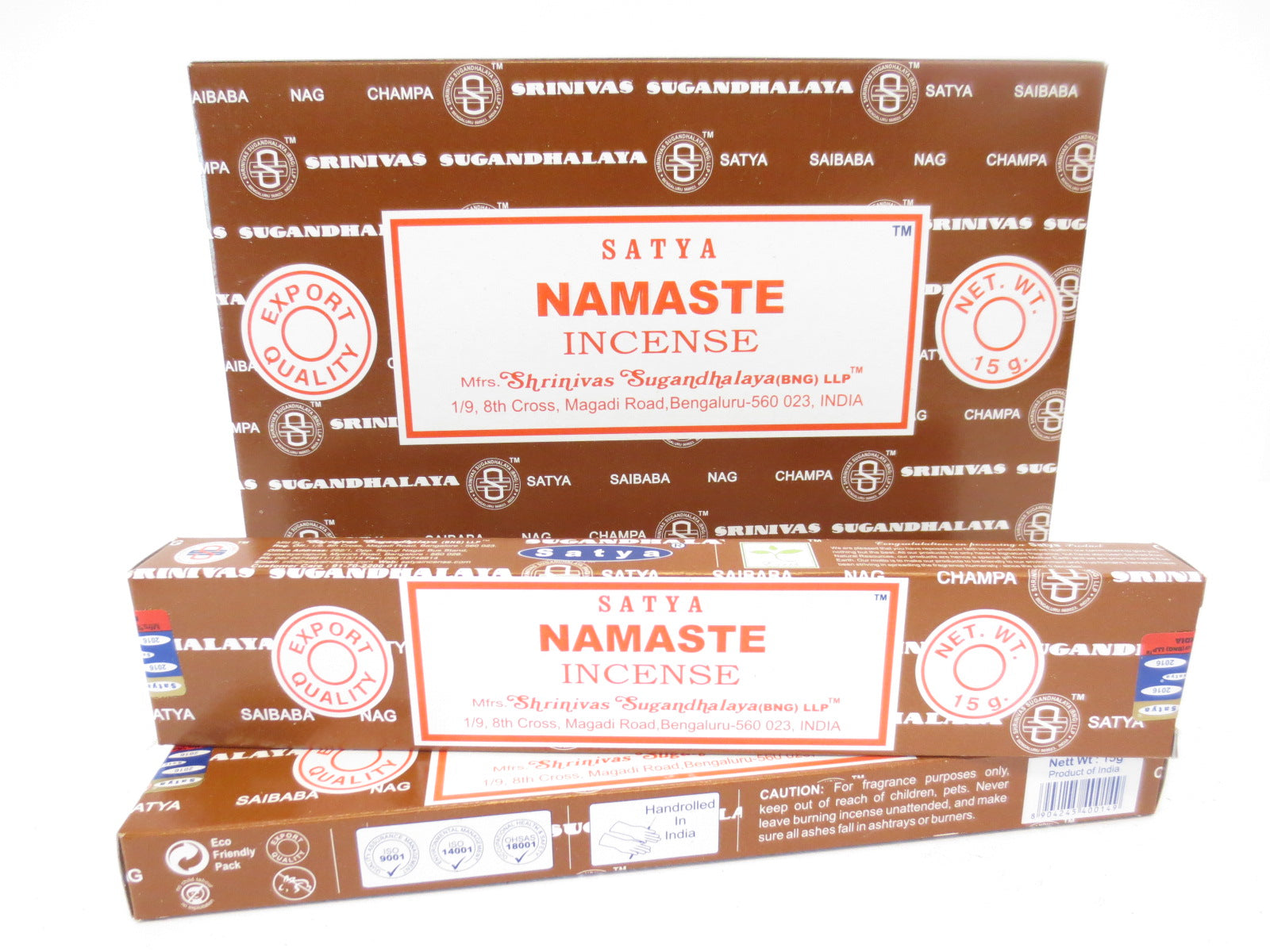 Satya Namaste Räucherstäbchen Verpackung