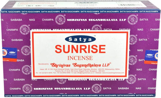 Satya Sunrise Räucherstäbchen – Der erfrischende Duft eines neuen Tages