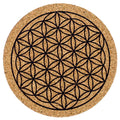 Flower of Life Coaster Cork Set of 6 pcs