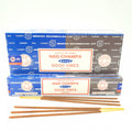 Satya Nag Champa und Good Vibes Räucherstäbchen Doppelpack