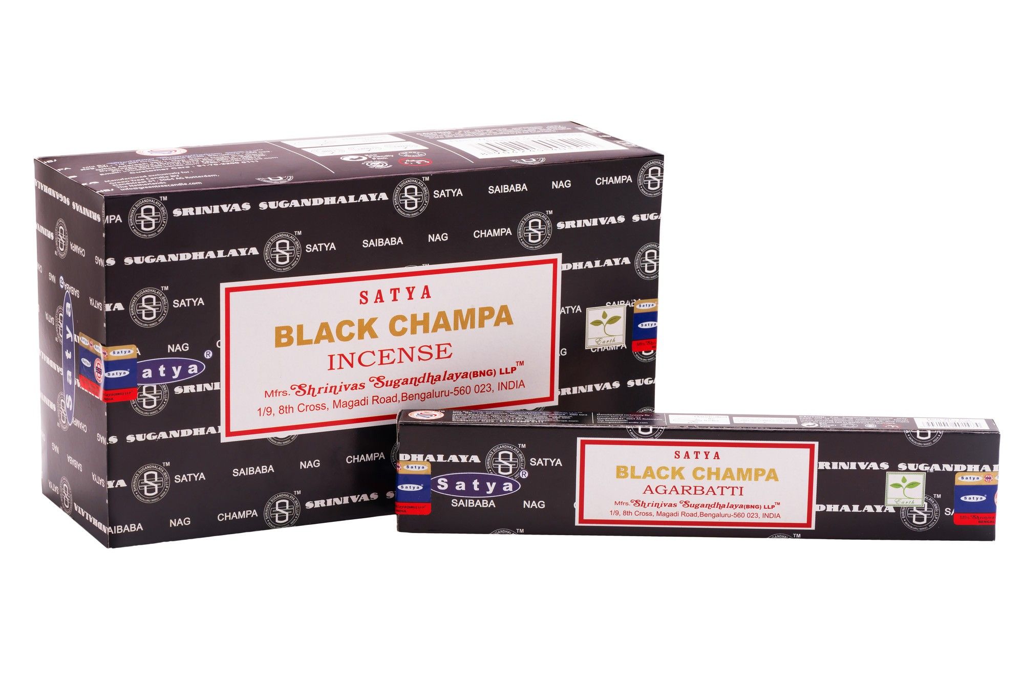 Satya Black Champa Räucherstäbchen Verpackung