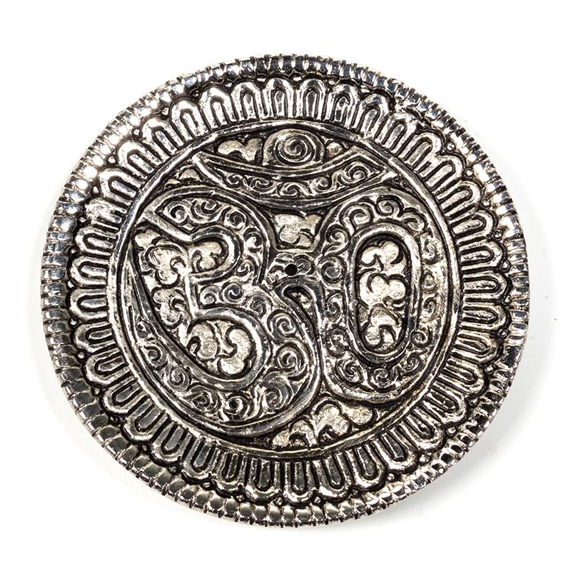 Incense stick holder Ohm round