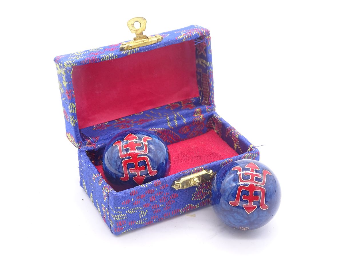 Qi-Gong balls blue "Longlife" approx. 3.5 cm