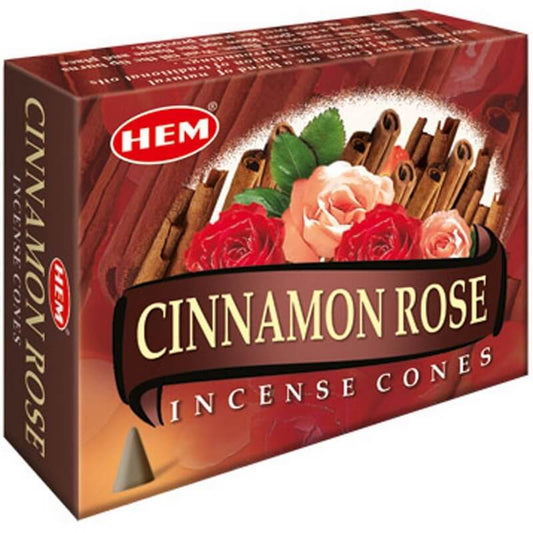 HEM Cinnamon-Rose Räucherkegel - Die perfekte Mischung aus Zimt und Rose
