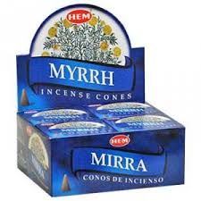 Hem myrrh cones