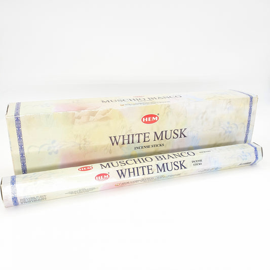HEM White Musk XL garden incense sticks 