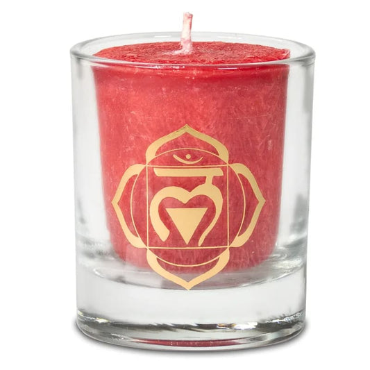 Votive scented candle first chakra in gift box