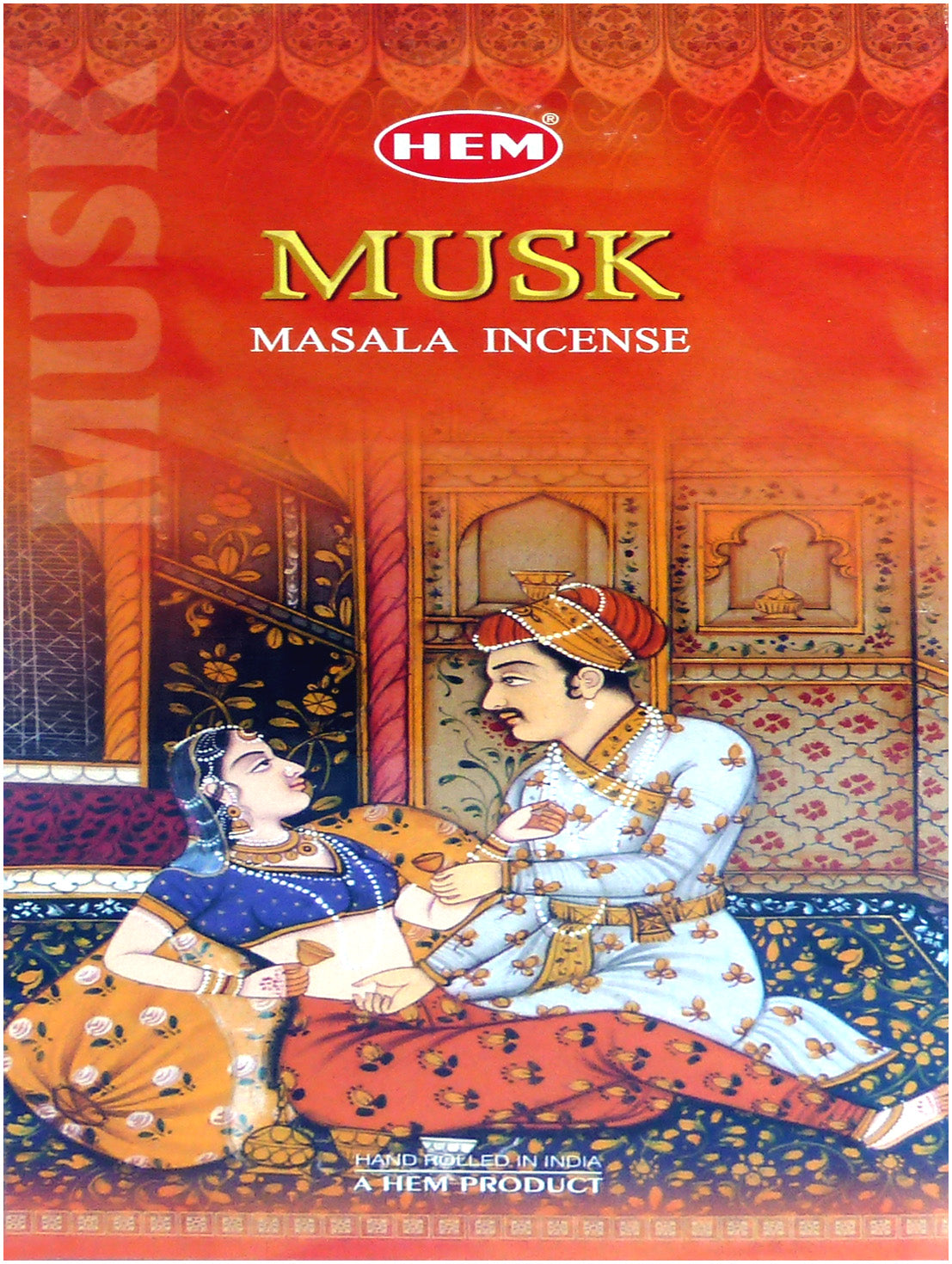 HEM Musk Masala Räucherstäbchen Verpackung