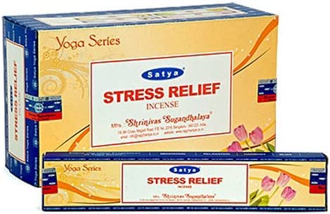 Satya Stress Relief Räucherstäbchen Verpackung