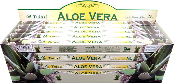 Tulasi Aloe Vera Räucherstäbchen - Erfrischend und Ausgleichend