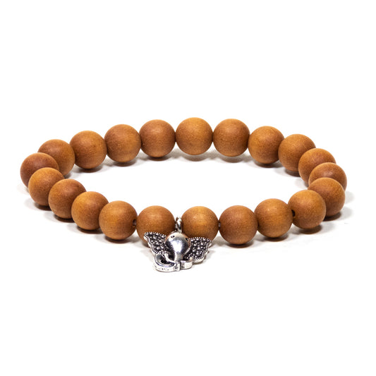 Mala/bracelet sandalwood elastic Ganesha