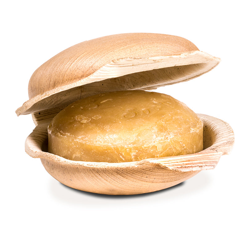 Holy Lama turmeric soap in palm leaf 100g