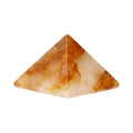 Klura Hämatoidquarz-Pyramide mit rötlicher Zeichnung, 2,5 cm