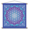 Phoenix Meditations-Wandschmuck mit Blume des Lebens