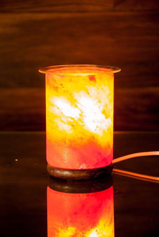 Salt crystal aroma lamp, electric