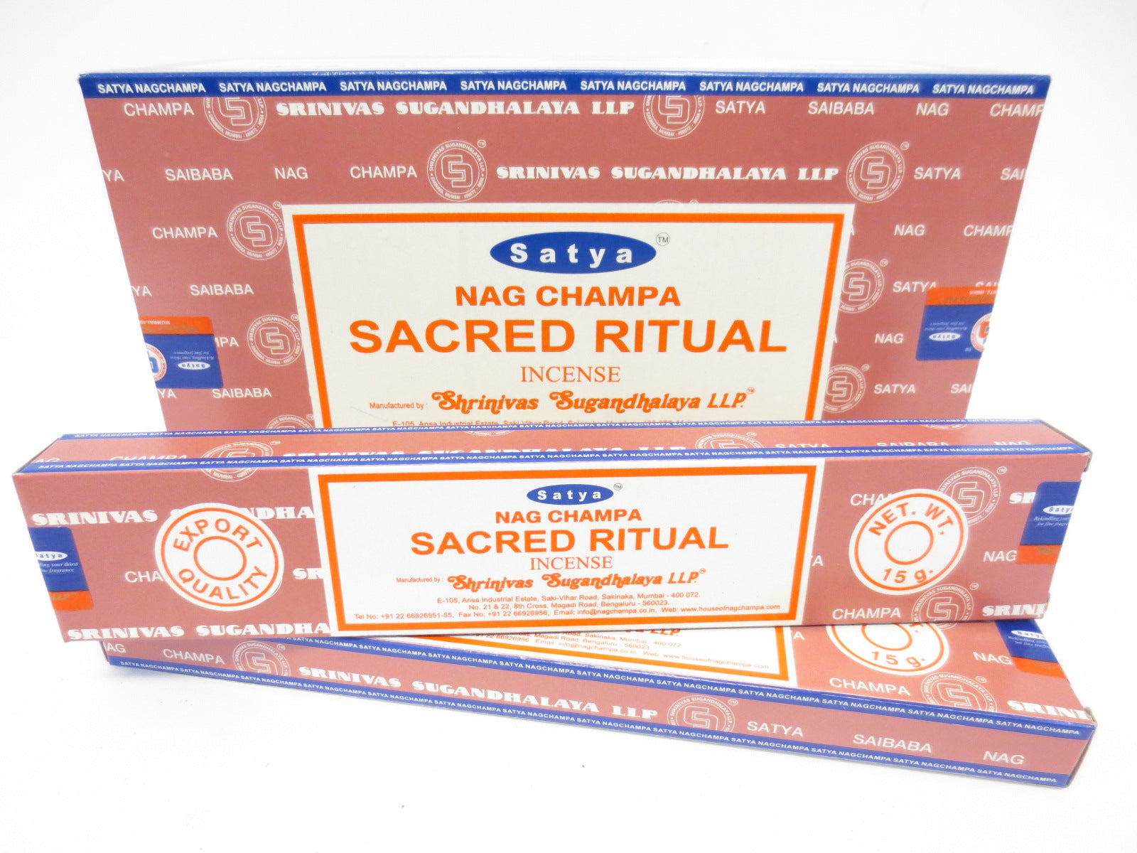 Satya Sacred Ritual Räucherstäbchen in der Originalverpackung