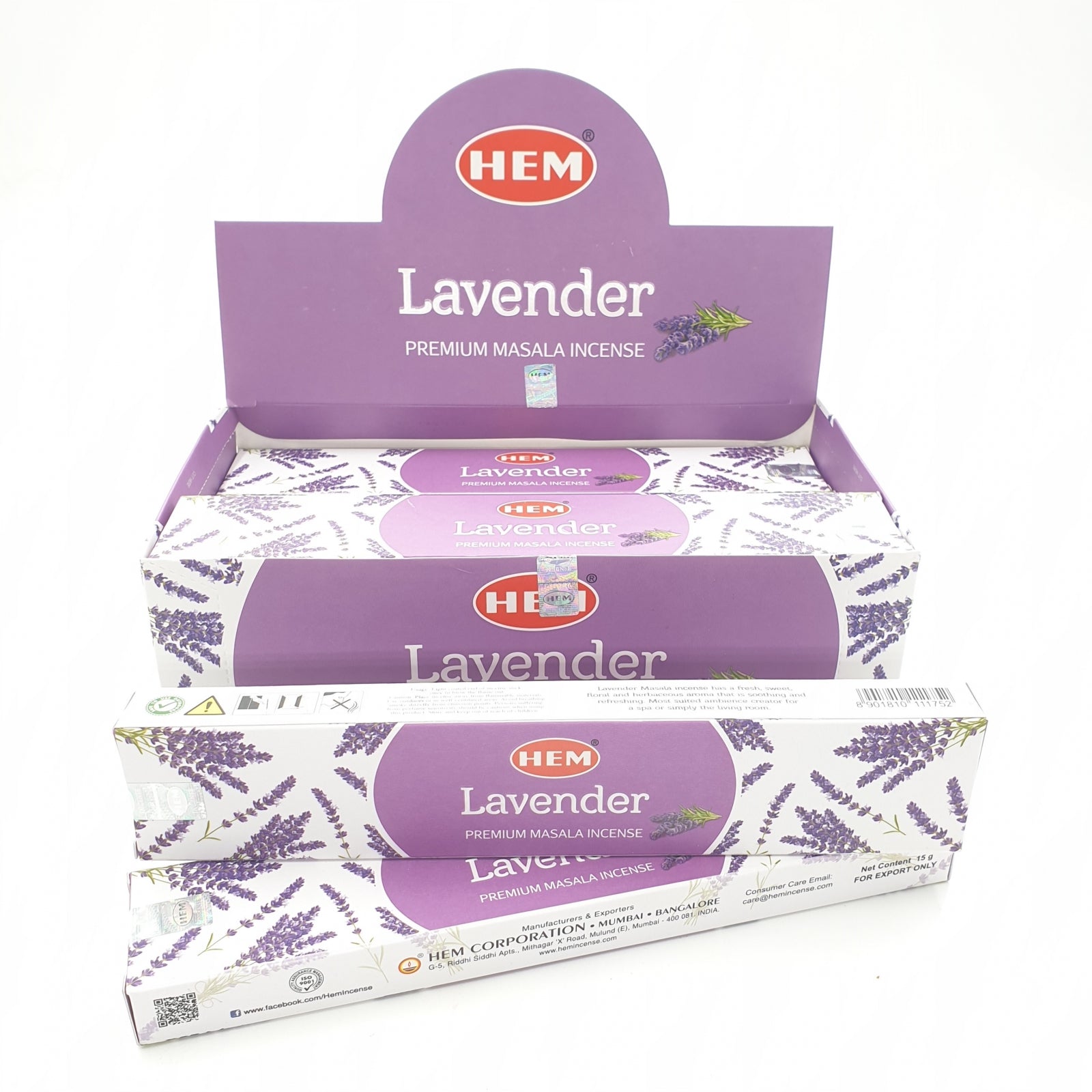 HEM Lavendel Masala Räucherstäbchen Verpackung
