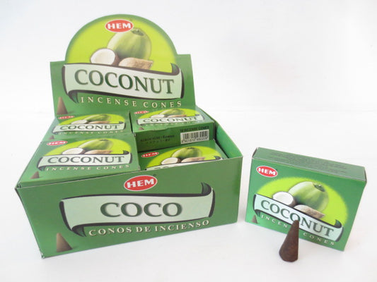 HEM Coconut Kegel - Tropischer Fluchtduft der Kokosnuss