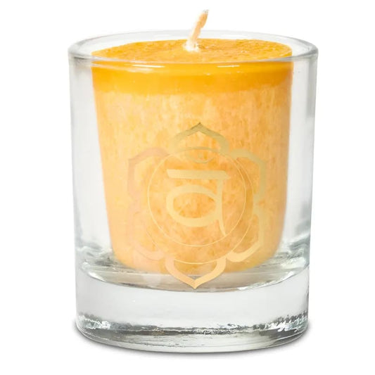 Votive scented candle second chakra in gift box