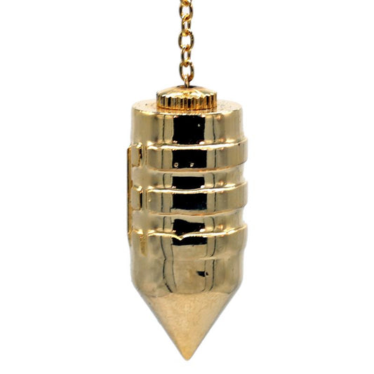 Atlantis pendulum made of gold-plated brass