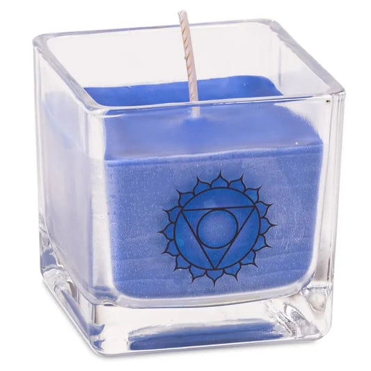 Ecological rapeseed wax scented candle 5th chakra