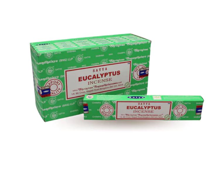 Satya Eucalyptus Räucherstäbchen Verpackung