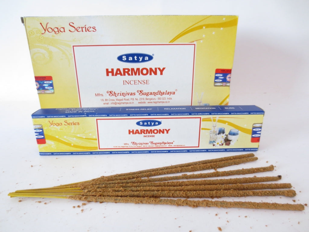 Satya Yoga Series Harmony Räucherstäbchen Verpackung