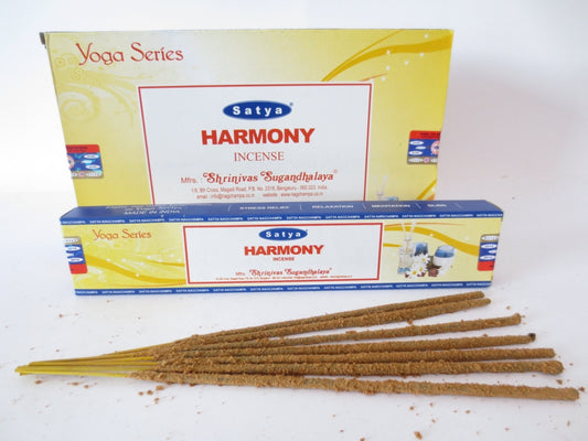 Satya Yoga Series Harmony Räucherstäbchen – Die duftende Harmonie für Körper und Geist