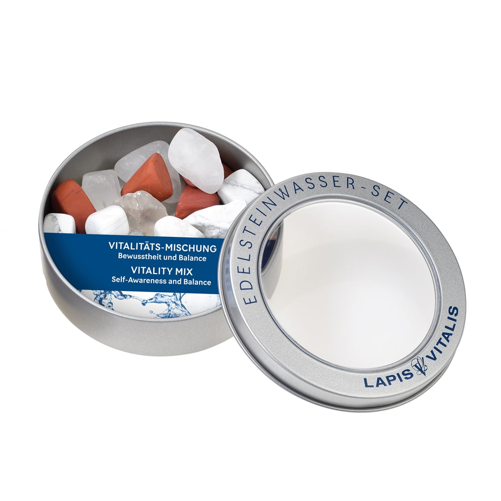 Water stones in a gift box - vitality mixture