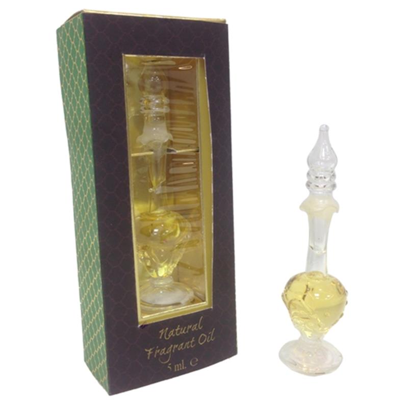 Fragrance oil in hand-blown glass bottle - Jasmine