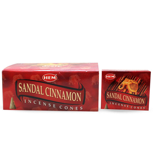HEM Sandal Cinnamon Räucherkegel - Exotische Wärme