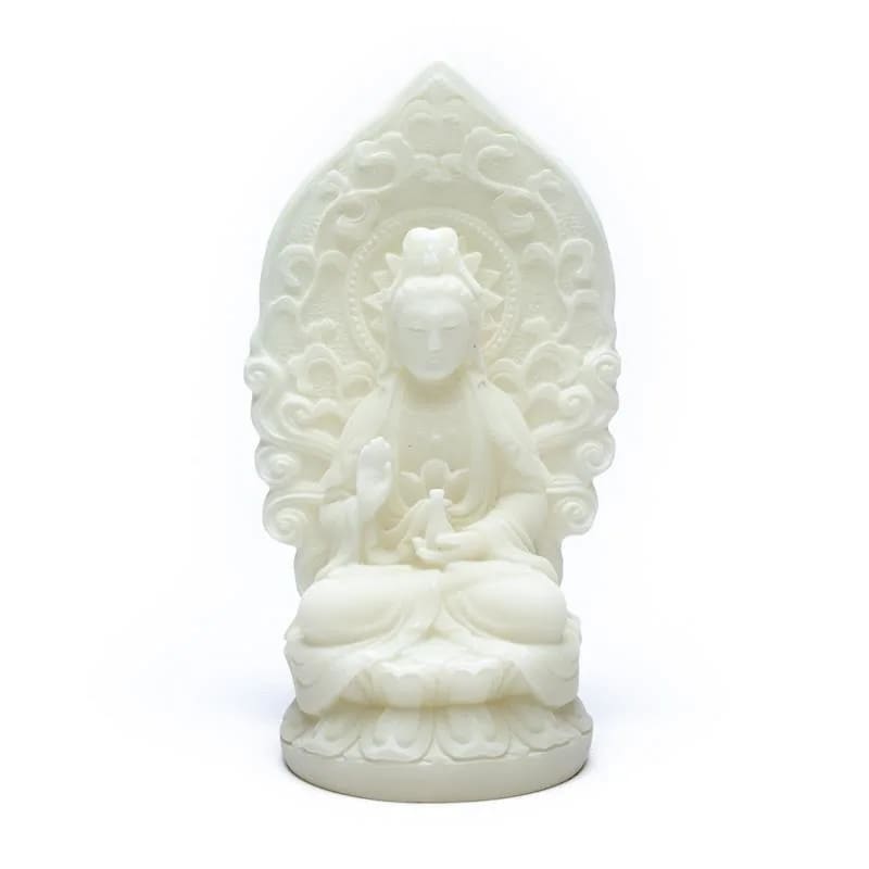 Quan Yin Figur weiss