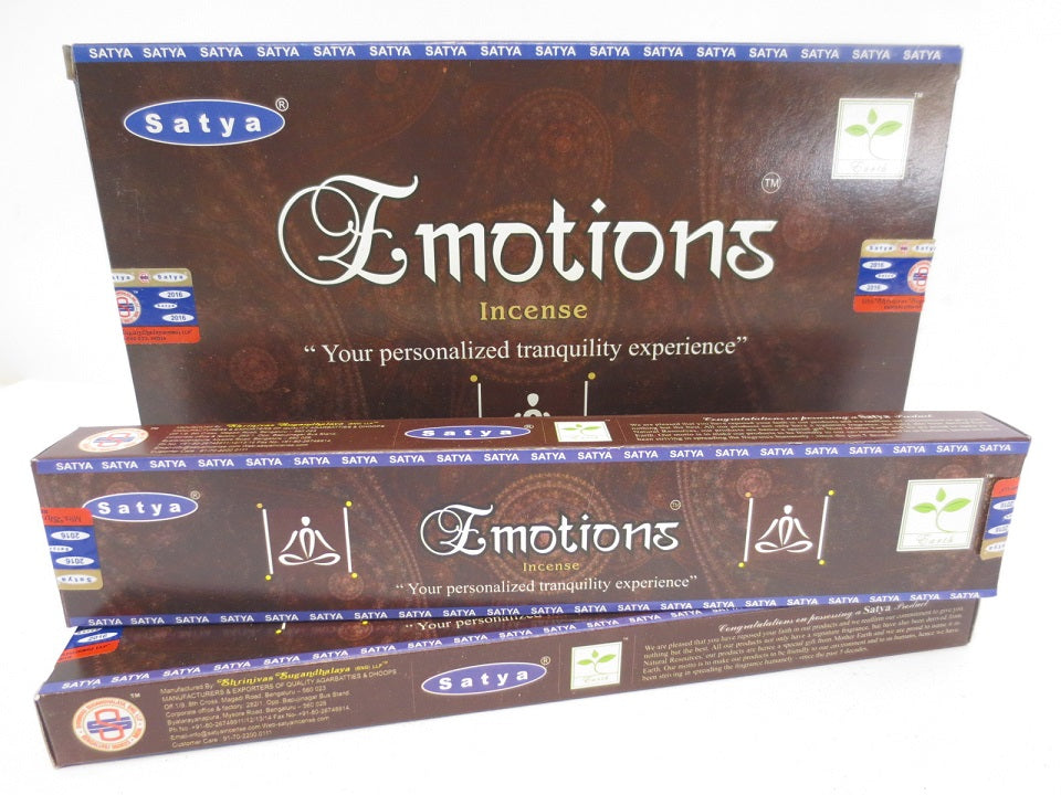 Satya Emotions Räucherstäbchen Verpackung