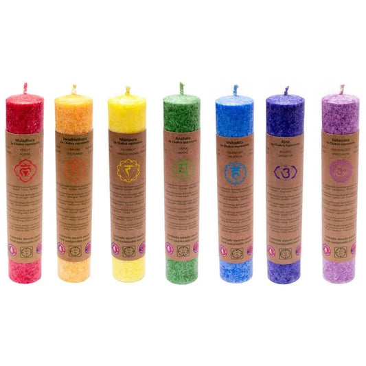 Scented candles Chakras set
